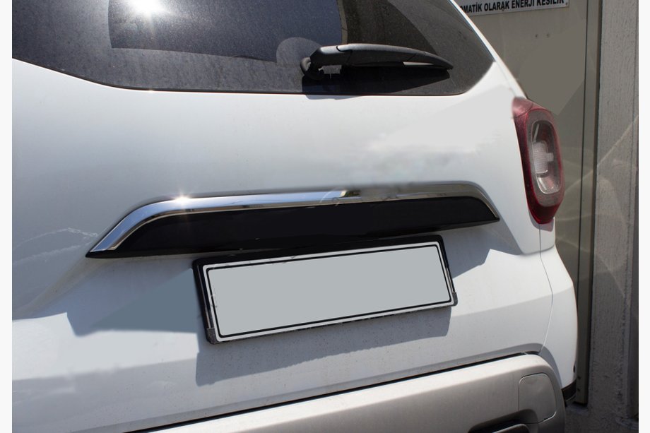 Renault Duster 2018–2024 Uzlika virs numura zīmes (nerūsējošais tērauds) Image
