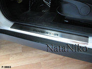 Subaru Forester 2008–2013 Natanika Premium sliekšņu uzlikas (4 gab., nerūsējošais tērauds) foto 1
