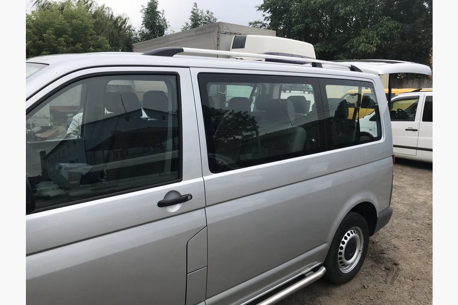 Volkswagen T5 Caravelle 2004–2010 Hromēti jumta reliņi Image