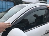 Opel Astra K 2016–2021 Logu vēja deflektori ar hromētu apmali HB (4 gab., Niken) foto 3