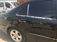 Mercedes E-class W211 2002–2009 Ārējās logu apmales no nerūsējošā tērauda SW, Carmos - Turcijas tērauds (6 gab.) foto 6