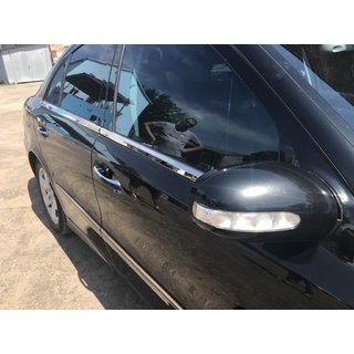 Ārējās logu apmales no nerūsējošā tērauda Mercedes E-class W211 2002–2009 foto 2