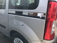 Renault Kangoo 2008–2020 Nerūsējošā tērauda apdares līste zem bīdāmajām durvīm (2 gab.) foto 1