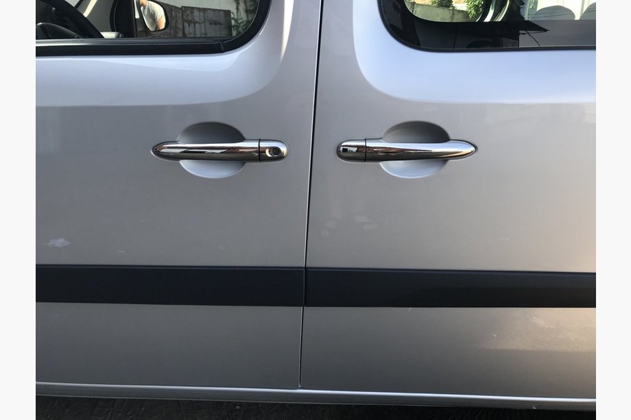 Mercedes Citan 2013–2021 Durvju rokturu uzlikas (nerūsējošais tērauds) 3 gab., OmsaLine – itāļu nerūsējošais tērauds Image