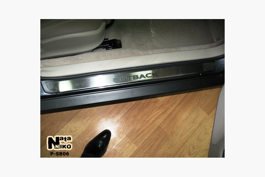 Subaru Outback 2000–2005 Natanika Premium durvju sliekšņu uzlikas (2 gab., nerūsējošais tērauds) Image