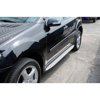 OEM sānu pakāpieni (2 gab., alumīnijs) Mercedes ML W164 2005–2011 foto 2