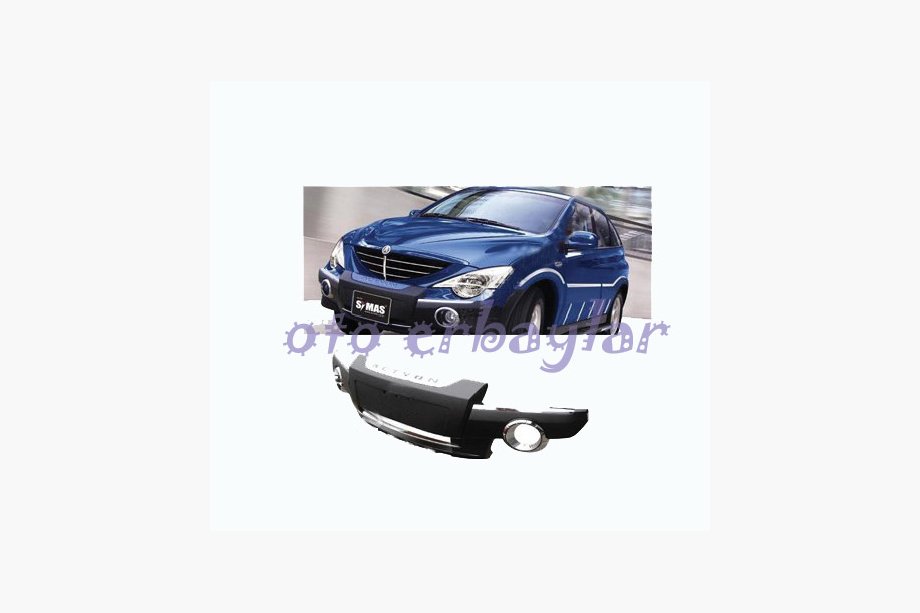 SsangYong Action 2005–2018 Priekšējais bampera lūpas uzliktnis F001 (plastmasa) Image