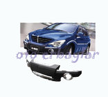 SsangYong Action 2005–2018 Priekšējais bampera lūpas uzliktnis F001 (plastmasa) foto 1