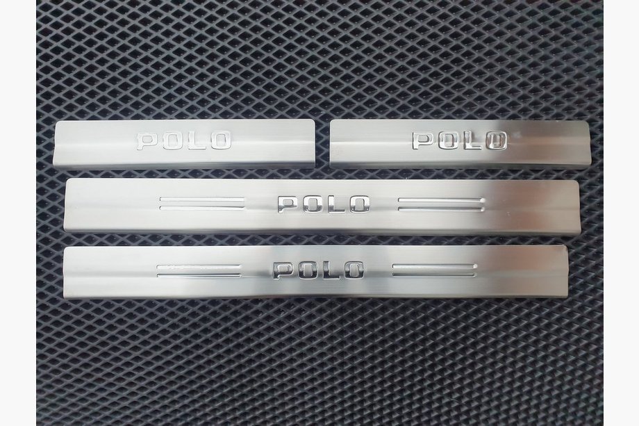 Volkswagen Polo 1994–2001 Sliekšņu uzlikas Carmos (4 gab., nerūsējošais tērauds) Image