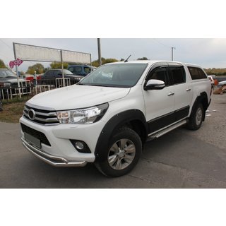 Riteņu arku paplašinātāji (2015–2020, ABS, skrūvējami) Toyota Hilux 2015– foto 1