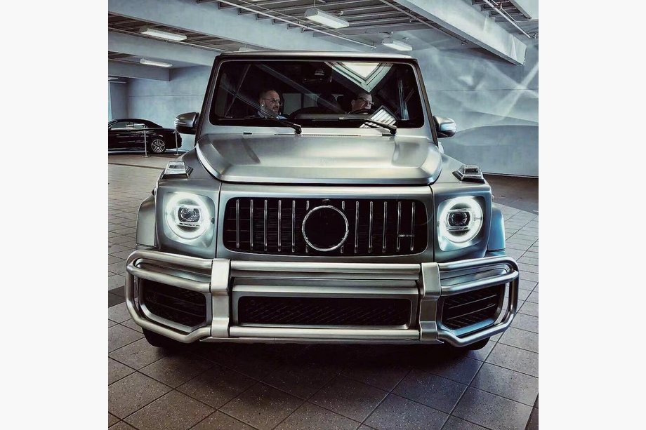 Mercedes G-Class W463 2018–2024 Priekšējais aizsargstienis tips-1 (2018+) Image