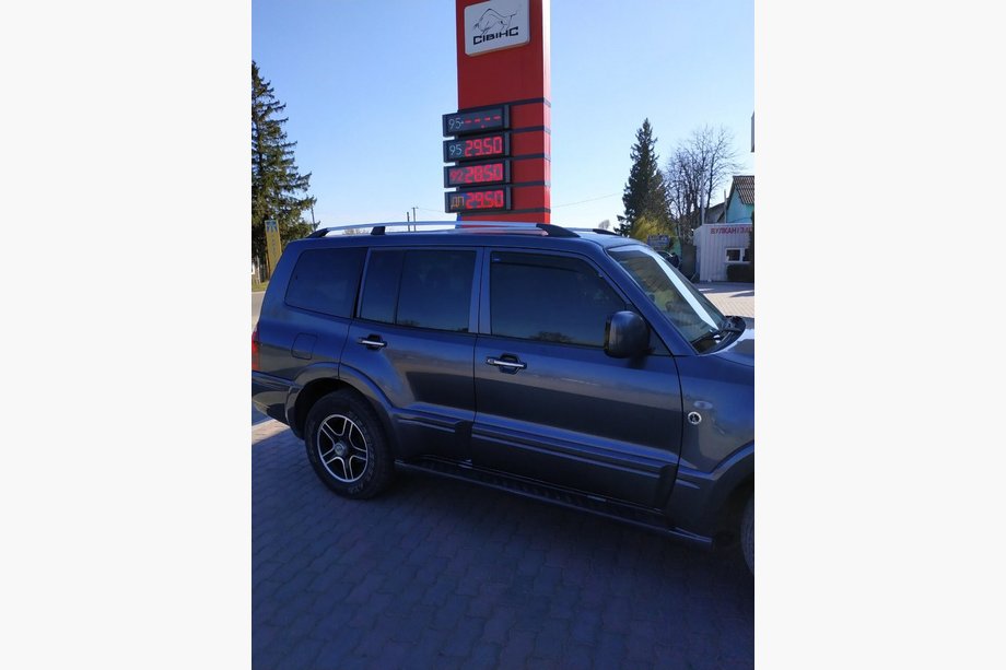 Mitsubishi Pajero Wagon IV 2006–2021 Jumta reliņi, hromēti, turku dizains (2 gab.) Image