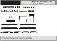 Opel Omega B 1994–2003 AKCIJA! Paneļa uzlikas alumīnija imitācijā (1993-1999) foto 1