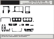 Opel Vectra B 1995–2002 Instrumentu paneļa uzlikas koka imitācijā (AKCIJA) foto 1