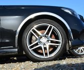 Mercedes E-class W212 2009–2016 Riteņu arku uzlikas (4 gab., nerūsējošais tērauds) foto 1