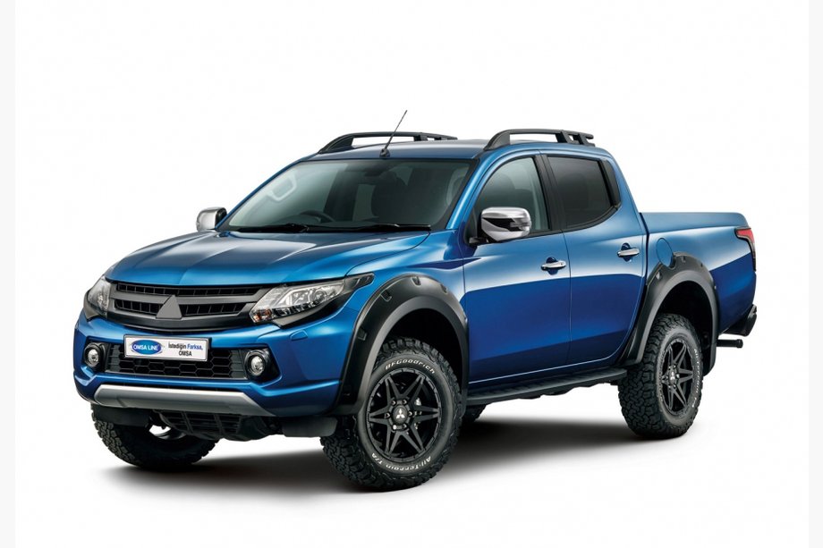 Mitsubishi L200 2015–2024 Jumta reliņi OmsaLine Sport (2 gab., melni) Image