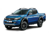 Mitsubishi L200 2015–2024 Jumta reliņi OmsaLine Sport (2 gab., melni) foto 1