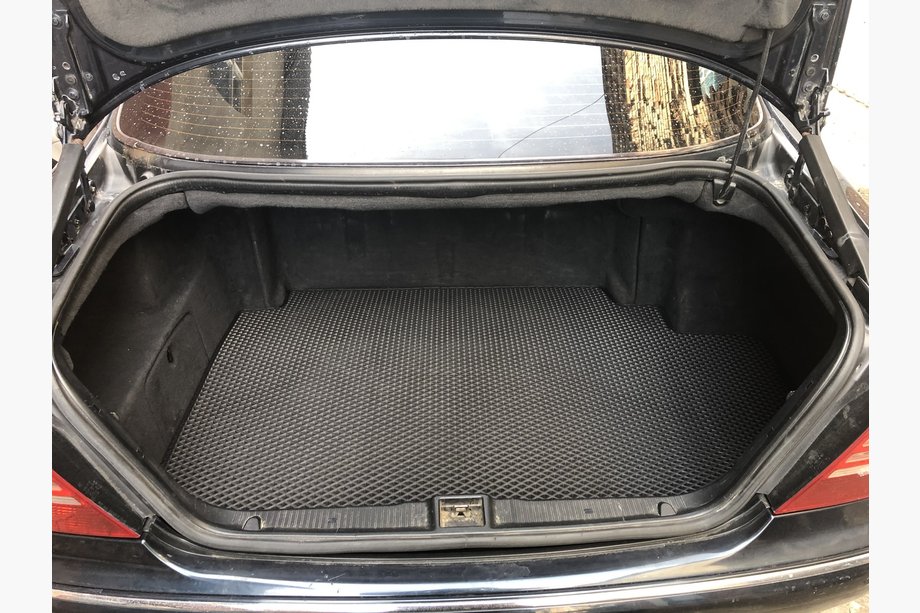 Mercedes S-class W220 1998–2005 Bagāžnieka paklājiņš (Short, EVA, melns) Image