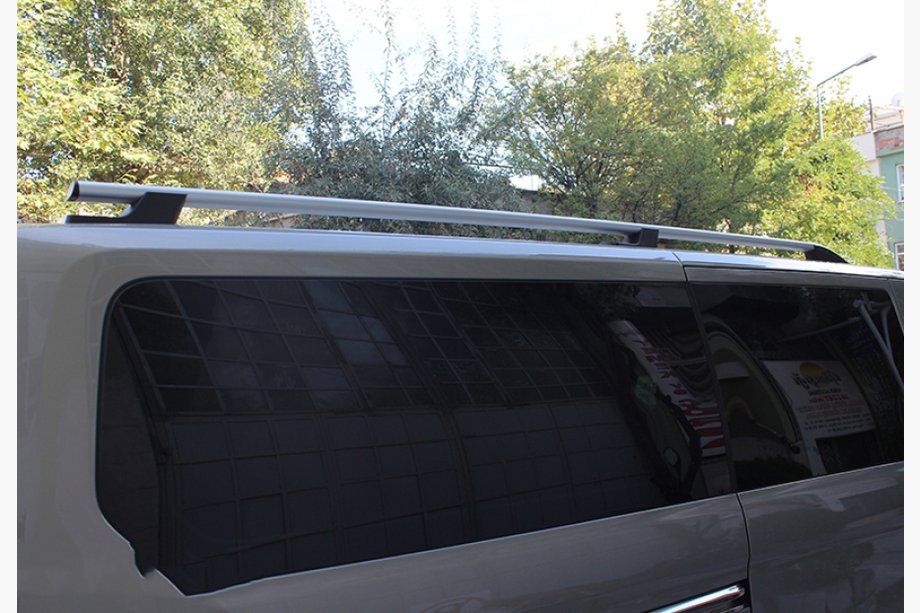 Ford Transit 2014– Jumta reliņi OmsaLine Sport (2 gab., pelēki) Garā riteņbāze Image