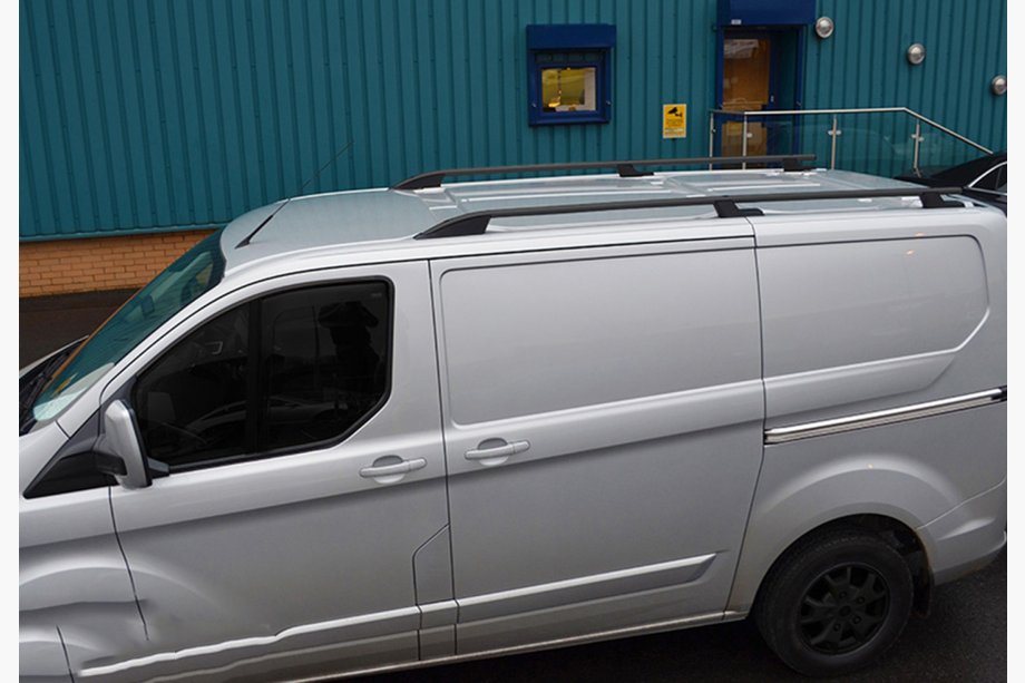 Ford Custom 2013–2022 Jumta reliņi OmsaLine Sport (2 gab., melni) Image