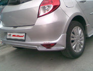 Renault Clio III 2005–2012 Aizmugurējā bampera uzlika V2 (krāsošanai) foto 1