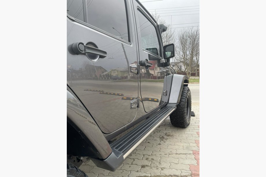 Jeep Wrangler 2007–2017 Sānu pakāpieni Black (2 gab.) Image