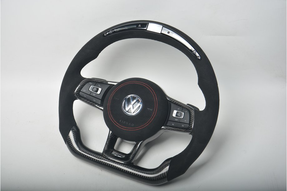 Volkswagen Golf 7/E-Golf 2012–2020 Stūre (oglekļa šķiedra + LED indikācija) Image