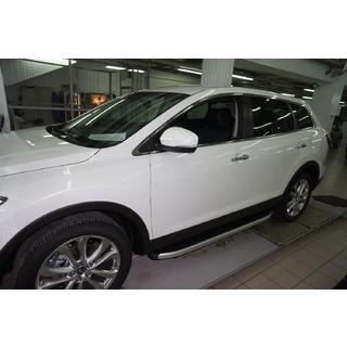 Sānu sliekšņi Fullmond (2 gab., alumīnija) Mazda CX-9 2007–2016 foto 3