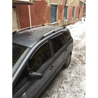 Alumīnija jumta reliņi (Caravan, hroms) Opel Zafira B 2005–2011 foto 3