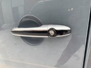 Mercedes Sprinter W906 2006–2018 Hroma uzlikas durvju rokturiem ar līniju (4 gab., plastmasa) foto 1
