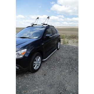 Sānu pakāpieni Tayga Grey (2 gab., alumīnijs) foto 3