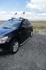 Mitsubishi Outlander 2006–2012 Sānu pakāpieni Tayga Grey (2 gab., alumīnijs) foto 3