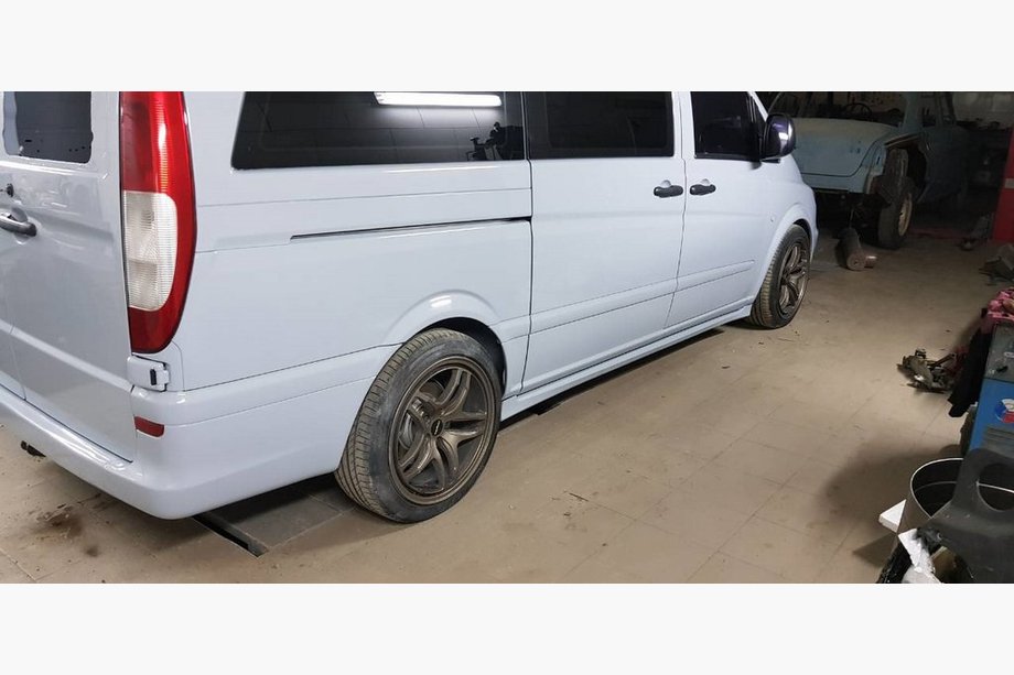 Mercedes Viano 2004–2014 Sānu sliekšņi Exclusive (2 gab., krāsošanai) Image