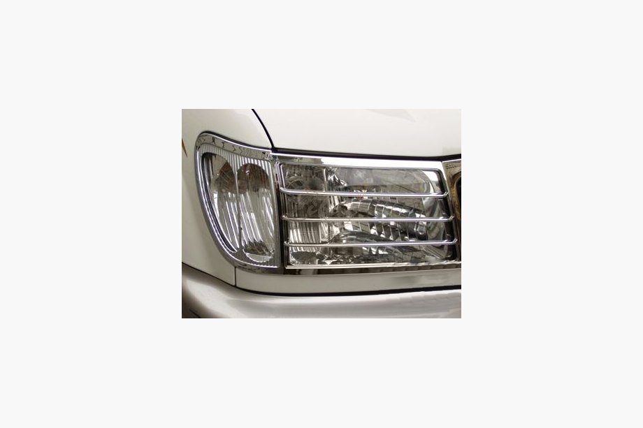 Toyota Land Cruiser 100 1998–2007 Priekšējo lukturu uzlikas V2 (2 gab., plastmasa) Image