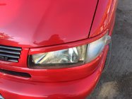 Volkswagen T4 Caravelle/Multivan 1990–2003 Lukturu uzlikas (skropstas) – slīps motora pārsegs (2 gab.) Spīdīgi melns foto 1