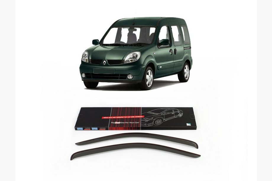 Renault Kangoo 1998–2008 Logu vēja deflektori 8 cm (2 gab., Sunplex) Image