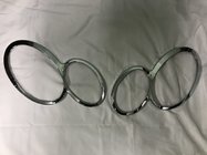 Mercedes CLK W209 2002–2010 Hromēti priekšējo lukturu uzlikas foto 1