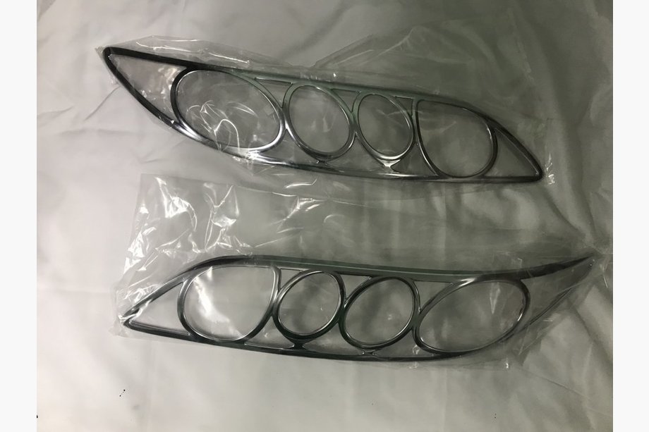 Mazda 6 2003–2008 Hromētas lukturu uzlikas (2 gab., plastmasa) Image