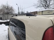 Mercedes Vito W639 2004–2014 Melni jumta reliņi Skyport (pilnmetāla) foto 1