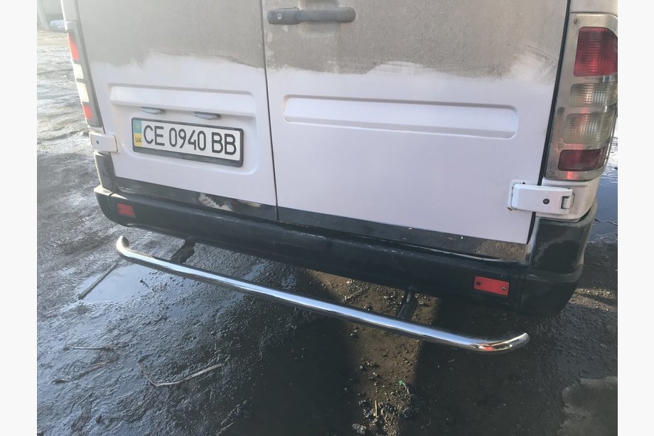 Mercedes Sprinter W901/902/903/904/905 1995–2006 Bagāžnieka malas uzlika (2 daļas, nerūsējošais tērauds) Image