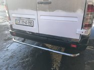 Mercedes Sprinter W901/902/903/904/905 1995–2006 Bagāžnieka malas uzlika (2 daļas, nerūsējošais tērauds) foto 1