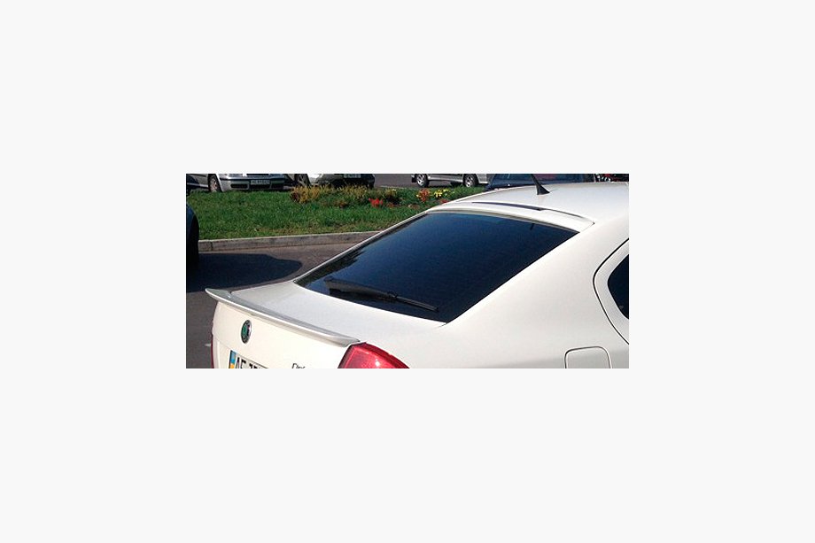 Skoda Octavia II A5 2006–2010 Aizmugurējā loga spoilers (krāsošanai) Image