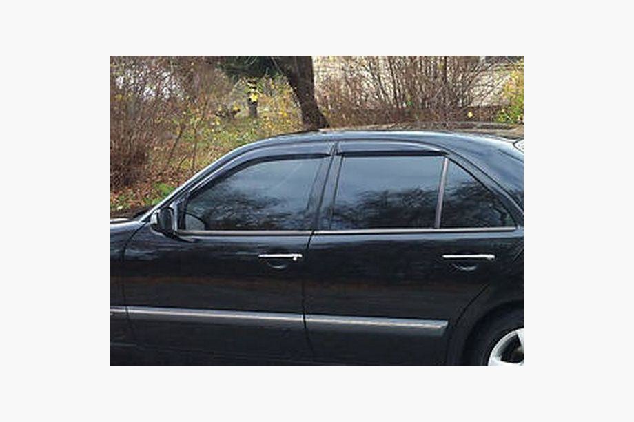Mercedes E-class W210 1995–2002 Logu vēja deflektori SD (4 gab., Cobra) Image