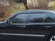 Mercedes E-class W210 1995–2002 Logu vēja deflektori SD (4 gab., Cobra) foto 1