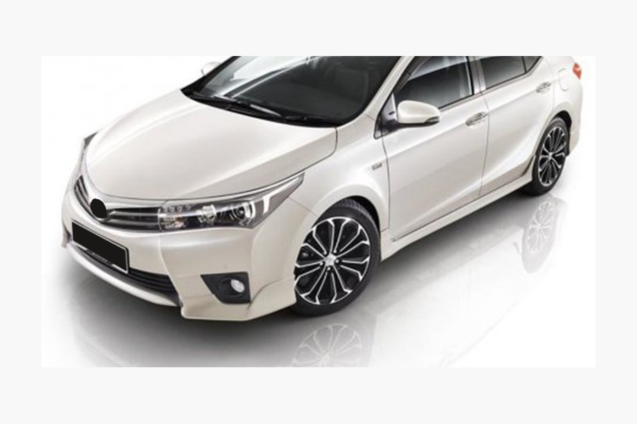 Toyota Corolla 2013–2019 Priekšējā un aizmugurējā bufera stūru uzlikas (krāsošanai) Foto 1