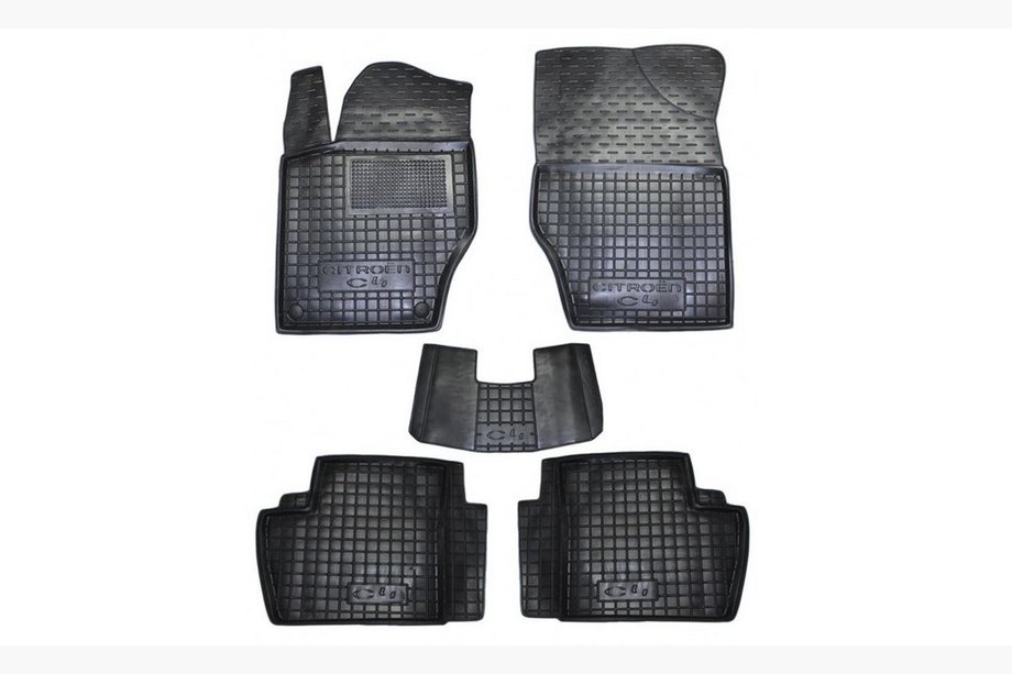 Citroen C-4 2010–2018 Gumijas paklājiņi ar augstu malu (Autogumm) Image