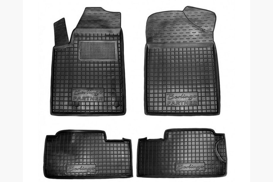 Citroen Berlingo 1996–2008 Gumijas paklājiņi ar augstu malu (Autogumm) Image