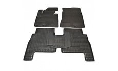 Hyundai Santa Fe 2 2006–2012 Gumijas salona paklājiņi ar paaugstinātām malām 2006-2010 (Autogumm) foto 1