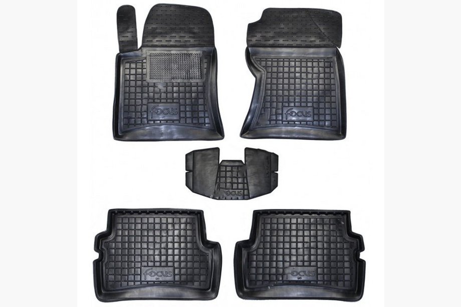 Ford Focus I 1998–2005 Gumijas paklājiņi ar augstu malu (Autogumm) Image