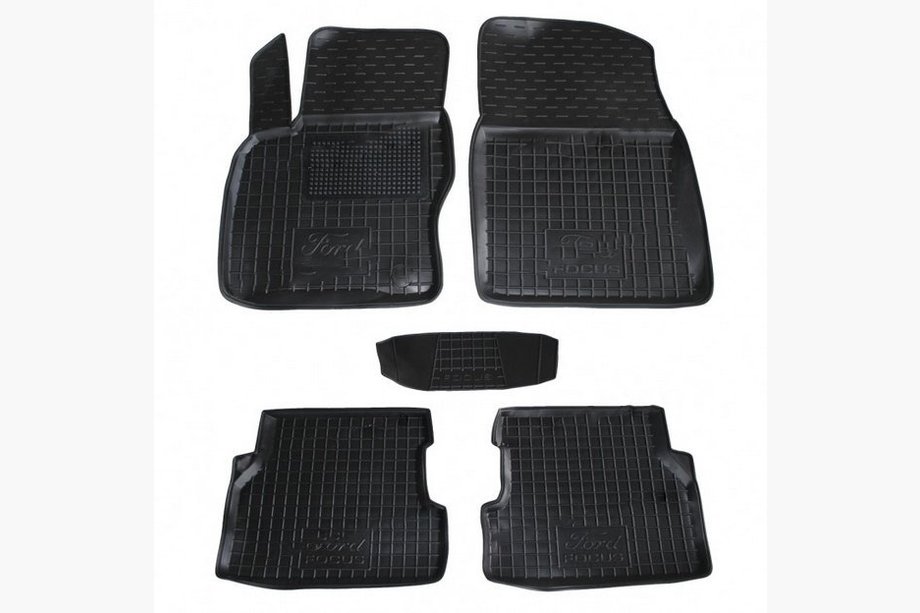 Ford Focus II 2005–2008 Gumijas paklājiņi ar augstu malu (Autogumm) Image